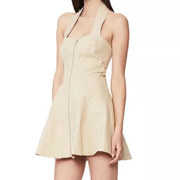 Bardot Women’s Lee Utility Halter Mini Dress// XS - Picture 2 of 13